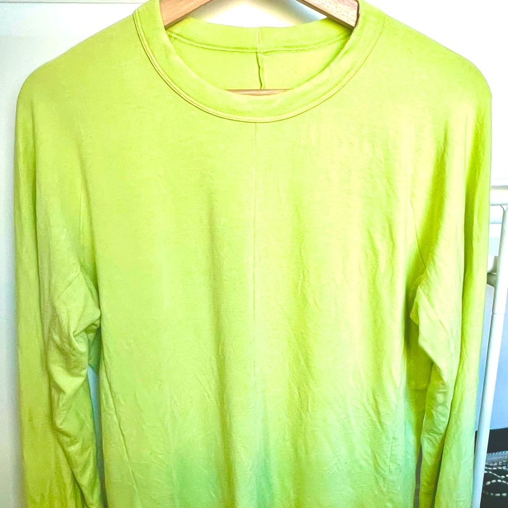 UniQlo x Alexander Wang AIRism Longsleeve Shirt, Neon, Large